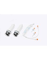 CT 200ml Dual Syringe Kit for Bayer Medrad Stellant Injector (Double)