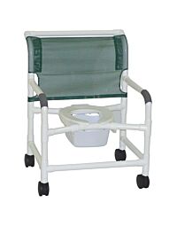 Extra Wide Deluxe PVC Shower Chair (22