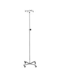 Blickman 4 Hook Stainless Steel IV Stand