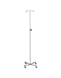 Blickman 2 Hook Stainless Steel IV Stand