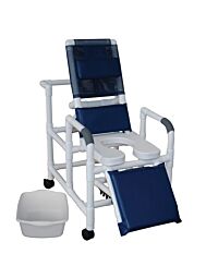 Reclining PVC Shower Chair with Soft Seat (20
