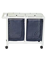 High Capacity Double Bag PVC Hamper