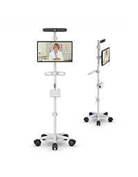 Remote Ergonomic Telemedicine Communication Lab Cart
