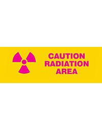 Caution Radiation Area Sign