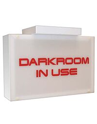 Lighted X-Ray Signs-Ceiling Mounted-"X-Ray On" Sign-Dual Side
