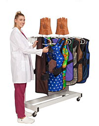 Deca-Rack Mobile Apron Rack