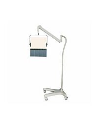 Square Arm Overhead Lead Acrylic Mobile Barrier with Lead Curtain