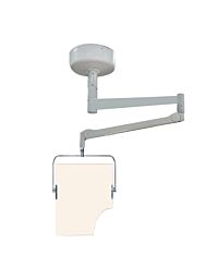 Ceiling Mounted Overhead Lead Acrylic Barrier with Torso Cutout