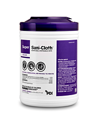 PDI SUPER SANI-CLOTH® GERMICIDAL DISPOSABLE WIPE Large Canister