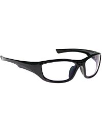 Model 703 Wraparound Lead Glasses - Black