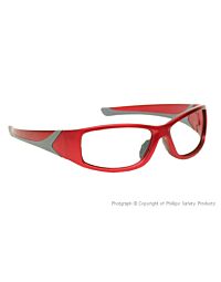 Model 808 Wraparound Lead Glasses - Red