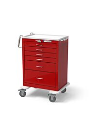 6-Drawer Tall Emergency Cart - Steel
