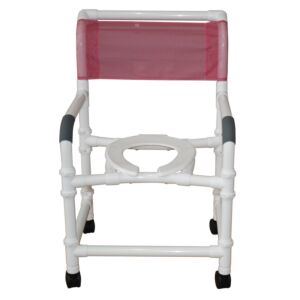 Wide Deluxe Knockdown PVC Shower Chair (22" Width)