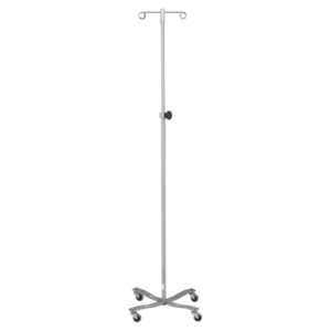 Blickman 2 Hook Stainless Steel IV Stand