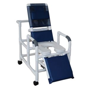 Reclining PVC Shower Chair with Soft Seat (20