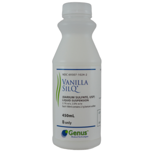 Barium Sulfate for Suspension Oral Contrast - Vanilla SilQ (for CT)