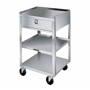 300 Lb Capacity Compact Utility Stand with Drawer