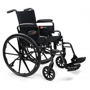Standard Wheelchair 18" x 16" elevating Legrests Full Arm