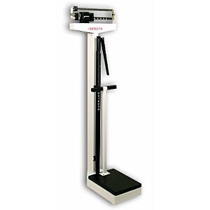 349 Dual Reading Eye-Level Physician Scale with Handpost / Height Rod