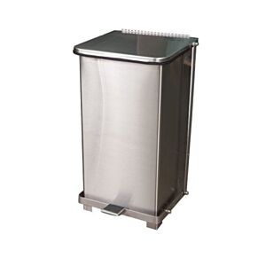 12 Gallon Stainless Steel Step Waste Can