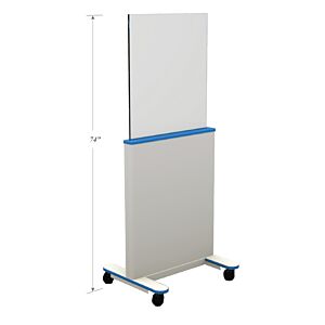 Adjust-a-Height Mobile Radiation Protection Barrier