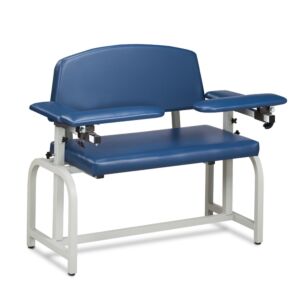 Extra Wide Blood Drawing Phlebotomy Chair with Padded Arms
