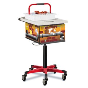 Pediatric/Alley Cats and Dogs Phlebotomy Cart