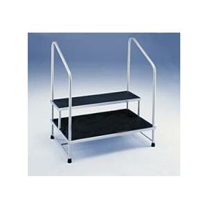MRI Safe 2-Step Footstool with Handrails - (24