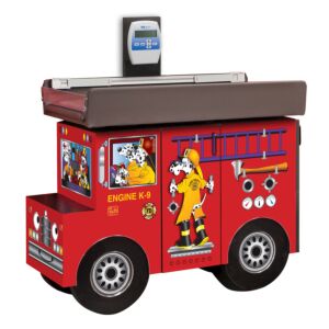 Fire Engine K-9 with Dalmatian Firefighters Scale Table