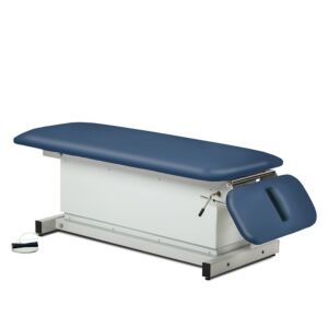 Shrouded Space Saver Power Table with Drop Section