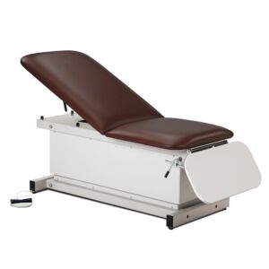 Shrouded Power Adjustable Casting Table with Laminate Surface Leg Rest