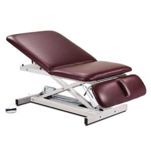 Extra Wide Bariatric Power Table with Adjustable Backrest & Drop Section