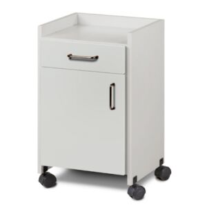 Mobile Imaging Accessory Cabinet with 1 Door & 1 Drawer