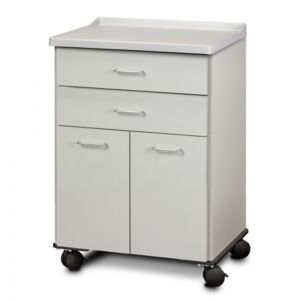 Mobile Imaging Accessory Cabinet with 2 Doors & 2 Drawers