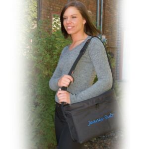 Jeanie Rub Nylon Shoulder Bag