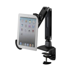 Articulating Pad / Tablet Stand, Lock series with Clamp Base