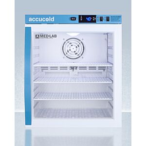 1 Cu.Ft. Compact Countertop Refrigerator Clear Door