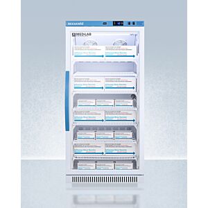8 Cu.Ft. Upright Clear Door Medical Laboratory Refrigerator