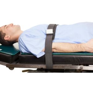 Rubber Patient Restraint Strap with Buckles with 1 Buckle
