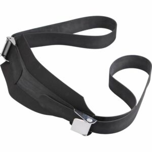 Rubber Patient Restraint Strap with Buckles with 2 Buckles