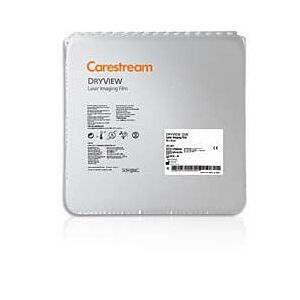 14x17in (35x43cm) Carestream DVE Dryview Laser X-Ray Film (4 packs of 125 sheets)