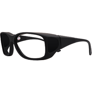 Fitover Lead Glasses With Side Shields (Medium) - Black