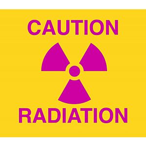 Caution Radiation Sign