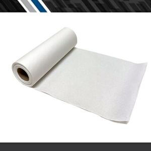White Crepe Headrest Paper Rolls - 8.5"x125' 