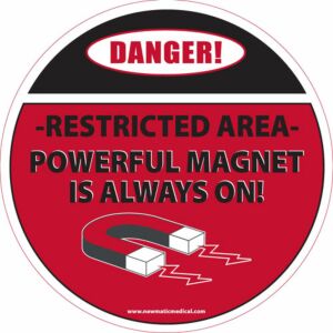 MRI Danger Floor Sticker