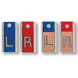 Copper Filtered and Unfiltered Left and Right Marker Set - Optional Initials
