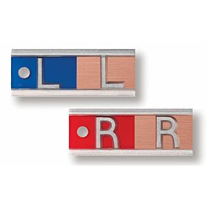 Combination Copper Filtered and Unfiltered Left and Right Marker Set - Optional Initials