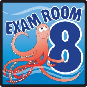 Pediatric Exam Room Sign (Exam Room #8)