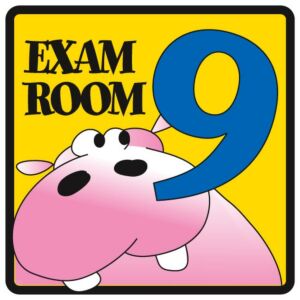 Pediatric Exam Room Sign (Exam Room #9)