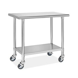 Standard Mobile Stainless-Steel Instrument Procedure Table
